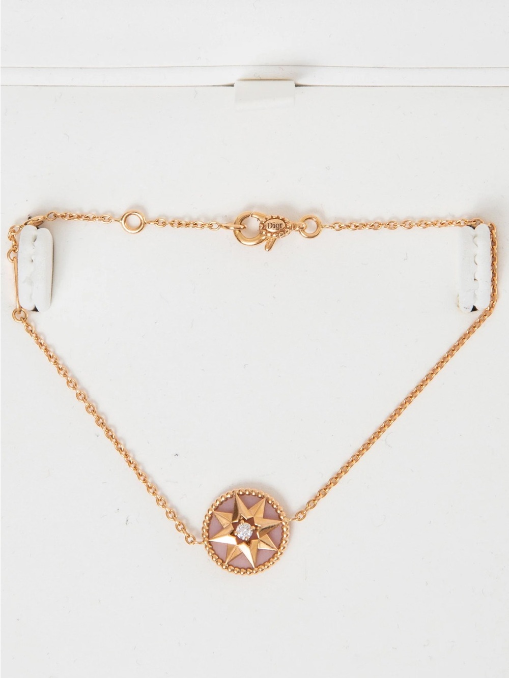 Christian Dior Rose des Vents Bracelet 18K/Diamond/Pink Opal